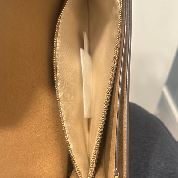 Coach Tabby 26 Tan/BRN Leather Shoulder Bag - Picture 13 of 13